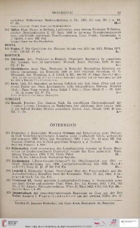 Österreich (Nr. 573 - 641)