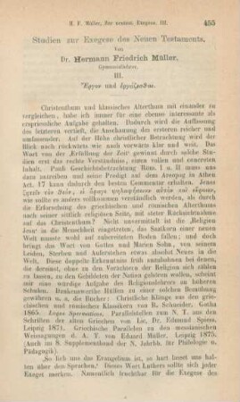 455-461 Studien zur Exegese des Neuen Testaments