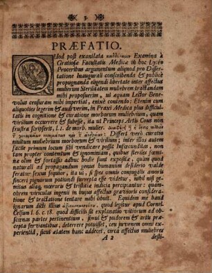 Peri steirōseōs, h. e. de sterilitate muliebri dissertatio inauguralis medica