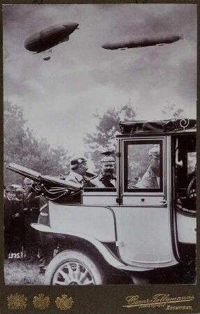 Kaisermanöver 1909 - Der Kaiser und Erzherzog Franz Ferdinand