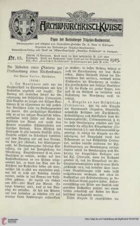 31: Die Arbeiten eines Pfarrers zur Vorbereitung eines Kirchenbaues, [2]