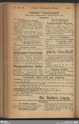 Verkäufe, Verpachtungen