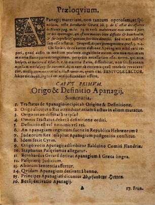 Georgii Heinrici Springsfeldii JCti. Tractatus novus Juridico-politicus De Apanagio ejusdemq[ue] Jure