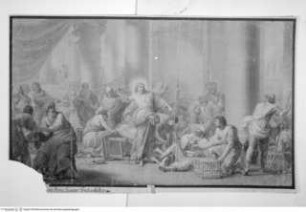 Concorso Accademico 1783, Prima Classe: Christus vertreibt die Geldwechsler aus dem Tempel, primo premio