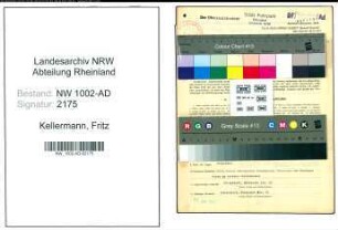 Entnazifizierung Fritz Kellermann, geb. 16.02.1895 (Kehrmeister)