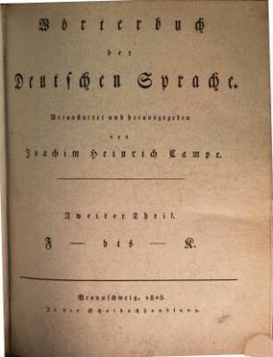 Wörterbuch der deutschen Sprache. 2, F bis K