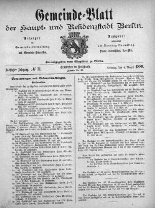 1889,31: No. 31, 4. August 1889