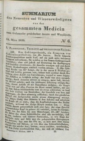 14. März 1839. No 6.