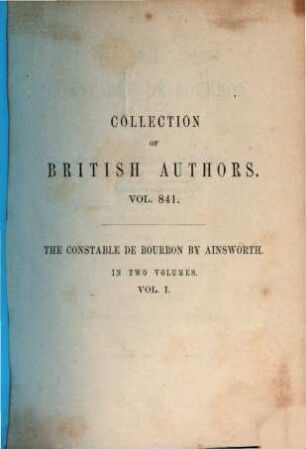 The Constable de Bourbon, 1