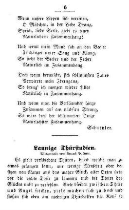 Launige Thürstudien