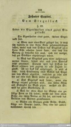 Zehntes Capitel. Vom Siegellack