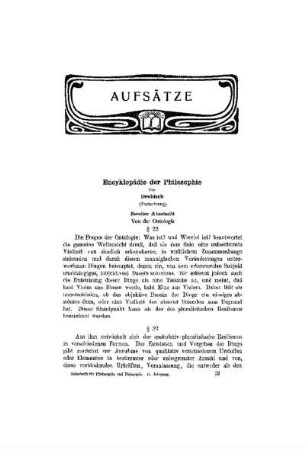 Encyklopädie der Philosophie : (Fortsetzung)