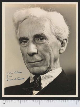 Porträtaufnahme Bertrand Russell