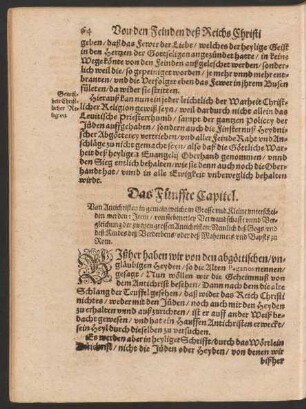 Das Fünffte Capitel. Von Antichristen in gemein ...