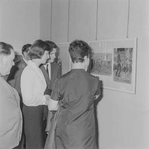 Eröffnung Ausstellung sorbischer Kinderzeichnungen : Bautzen. Ausstellung sorbischer Kinderzeichnungen im Stadtmuseum. Eröffnungsfeier
