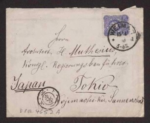 Schreiben an Hermann Muthesius (Brief)