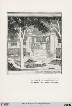 Ludwig Habich's Denkmal der Grossherzogin Alice