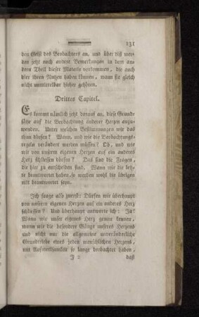Drittes Capitel.