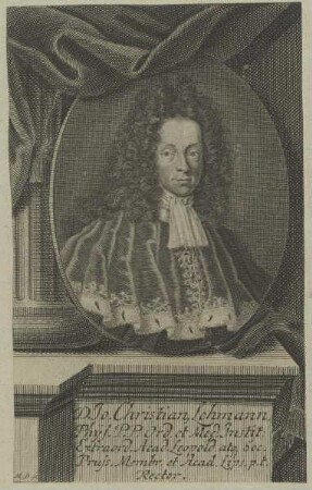 Bildnis des Jo. Christian Lehmann