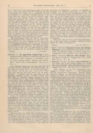 40-41 [Rezension] Erdmann, Benno (Hrsg.), Immanuel Kant’s Kritik der reinen Vernunft