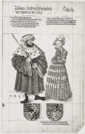 Johans Fridrich Churfürst des namens der erst, Sibylla, Blatt 108r