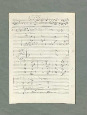 2 Instrumental pieces, orch, Sketches - BSB Mus.ms. 12981 : [without collection title]