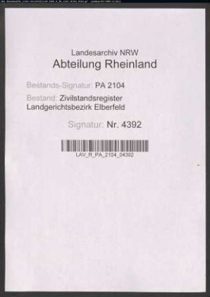 Sterberegister Sonnborn