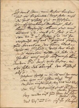 88: Brief von Johann Wilhelm Ludwig Gleim an Johann Lorenz Benzler