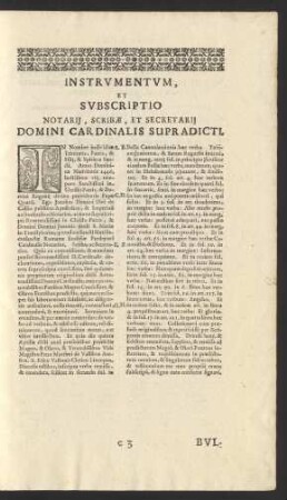 Instrumentum, Et Subscriptio Notarii, Scribae, Et Secretarii Domini Cardinalis Supradicti.