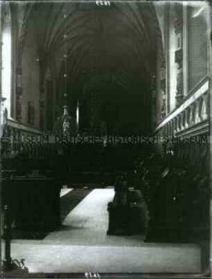 Innenansicht der Schlosskirche St. Marien in der Marienburg
