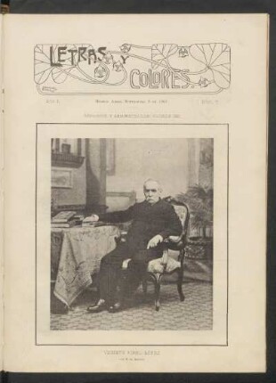 [Fotografía de] Vicente Fidel López : † El 30 de agosto