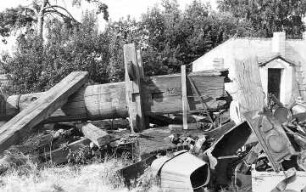 Belgern-Bockwitz. Bockmühle, Trümmer (1974 abgebrochen)