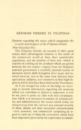 Reforms needed in Filipinas