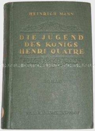 Historischer Roman von Heinrich Mann über Heinrich IV. von Frankreich