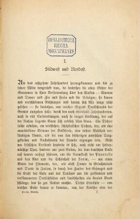 Gedanken über Goethe