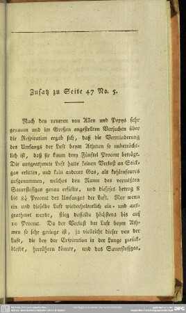 Zusatz zu Seite 47 No. 5.
