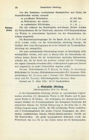 6. Ostasiatische Abteilung