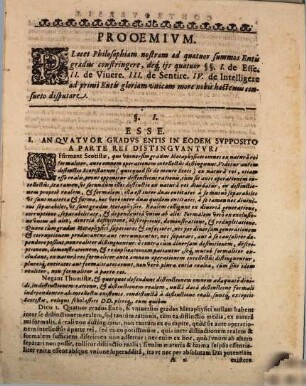 Controversiae philos. de quatuor gradibus entis, esse, vivere, sentire, intelligere