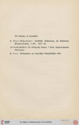 Die Literatur ist verzeichnet: