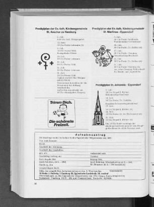 Predigtplan St. Johannis - Eppendorf