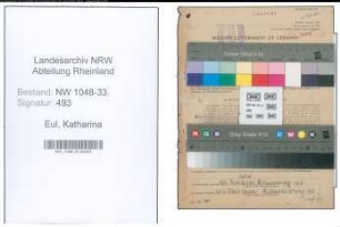 Entnazifizierung Katharina Eul , geb. 05.11.1895 (Lehrerin)