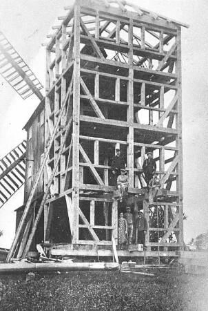 Mittelherwigsdorf-Oberseifersdorf. Donixmühle, Bauarbeiten, Repro