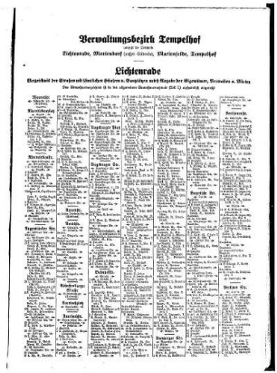 Lichtenrade, Mariendorf, Marienfelde