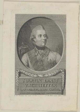 Bildnis des Martin Ernst v. Schlieffen