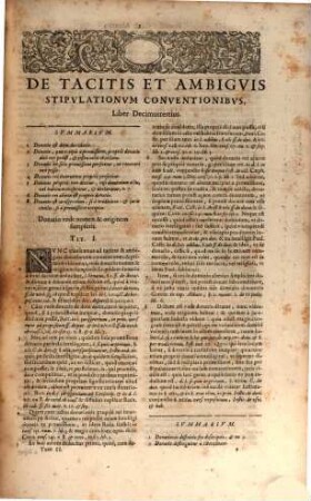 Francisci Manticae ... Vaticanae Lucubrationes De Tacitis Et Ambiguis Conventionibus : in libros XXVII. dispertitae, 2