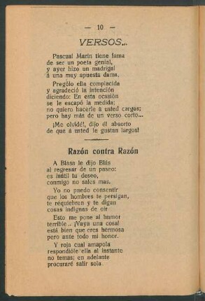 Razón contra razón