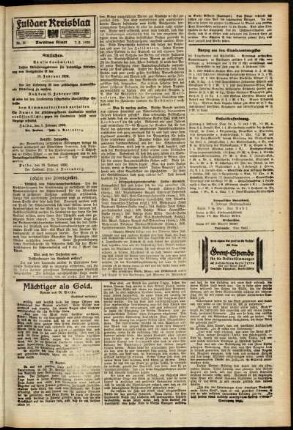 Zweite Ausgabe vom Samstag, den 07. Februar 1920.