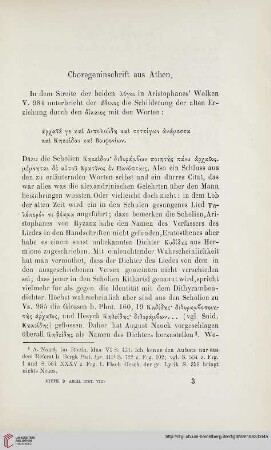 8: Choregeninschrift aus Athen