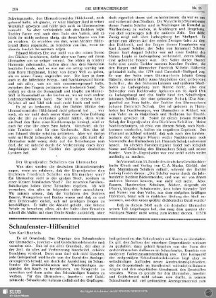 Schaufenster-Hilfsmittel