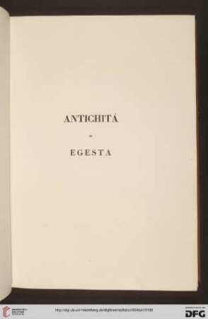 Antichità di Egesta